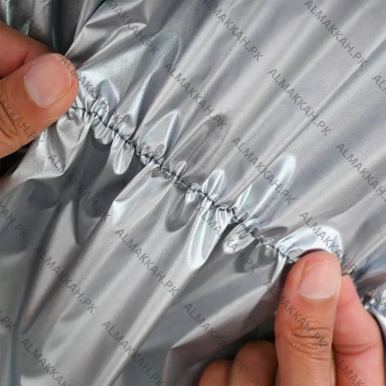 Waterproof Zipper Washing Machine Cover – Parachute Fabric, Dust & Rust Proof – Silver