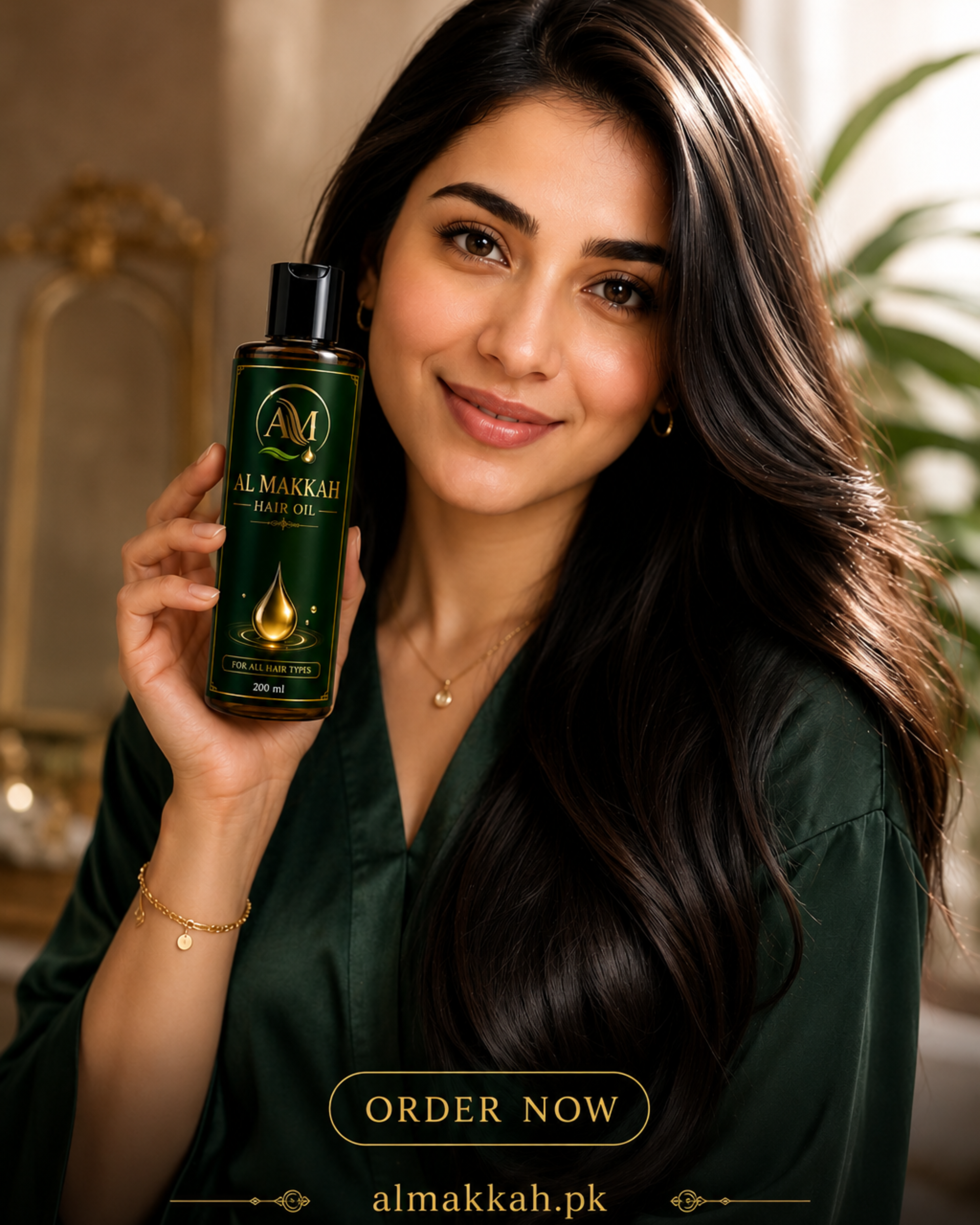 Al Makkah Hair Oil – Nourishing Hair Care Oil for Men & Women | 200ml