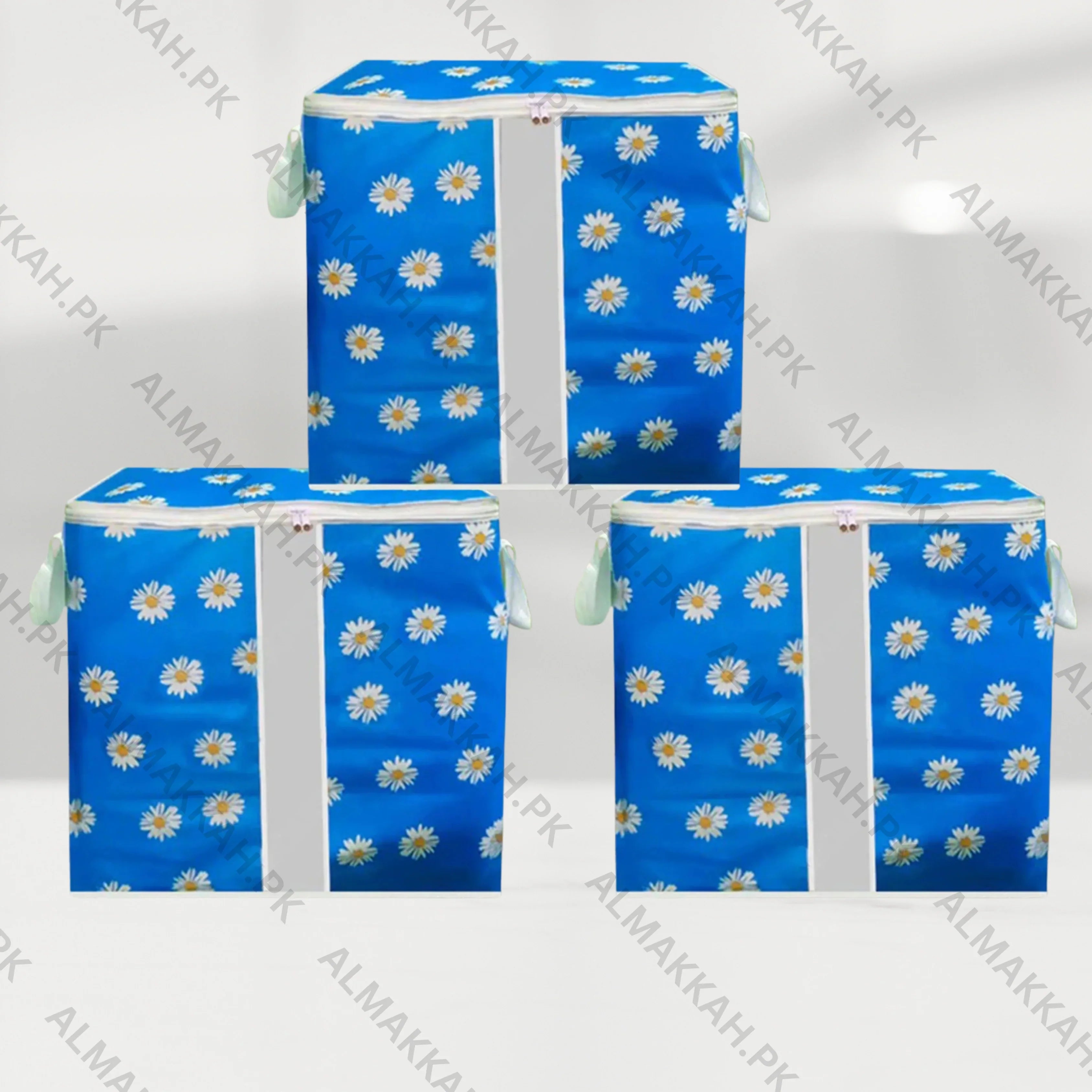 Multi-Purpose Printed Storage Bag - Blue