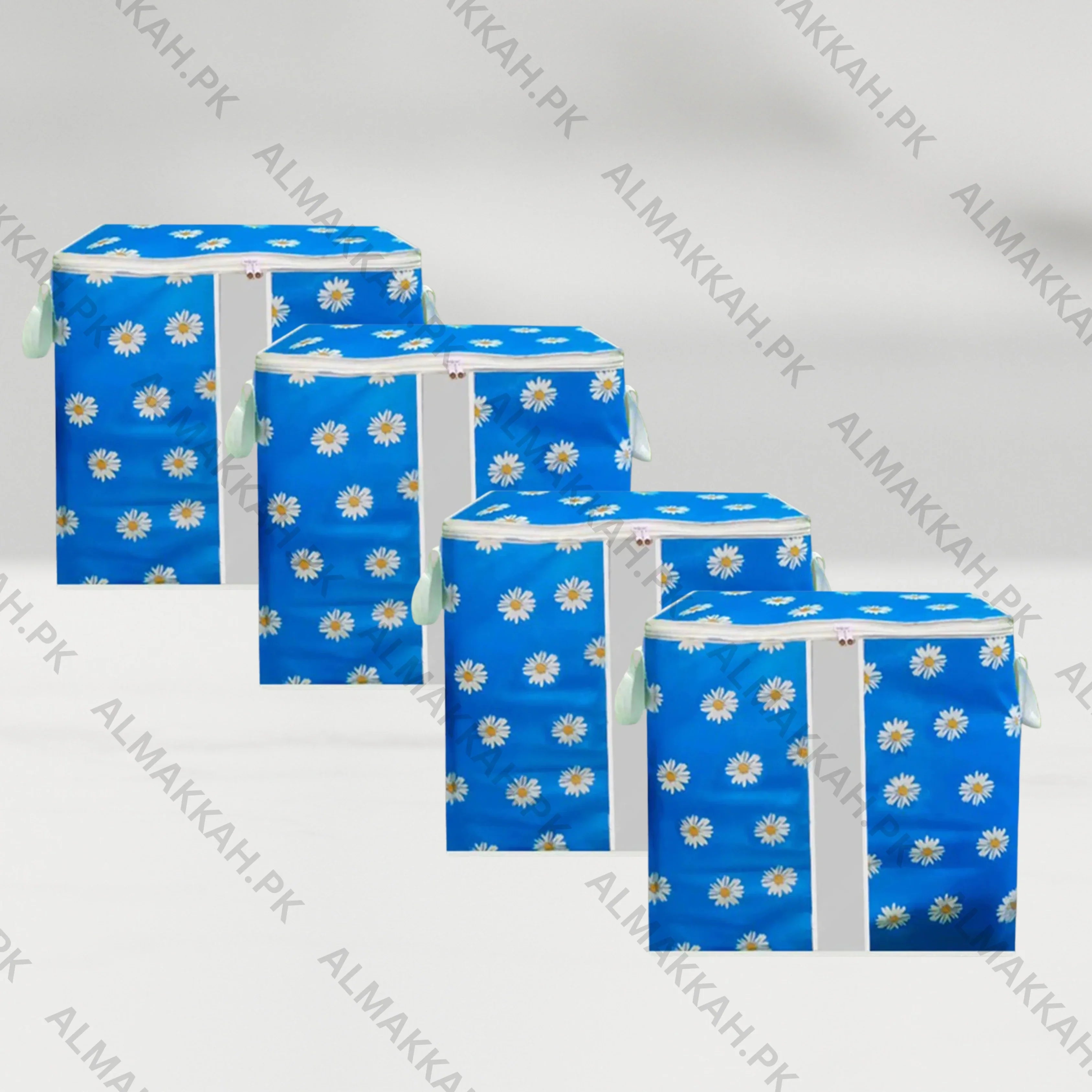 Multi-Purpose Printed Storage Bag - Blue