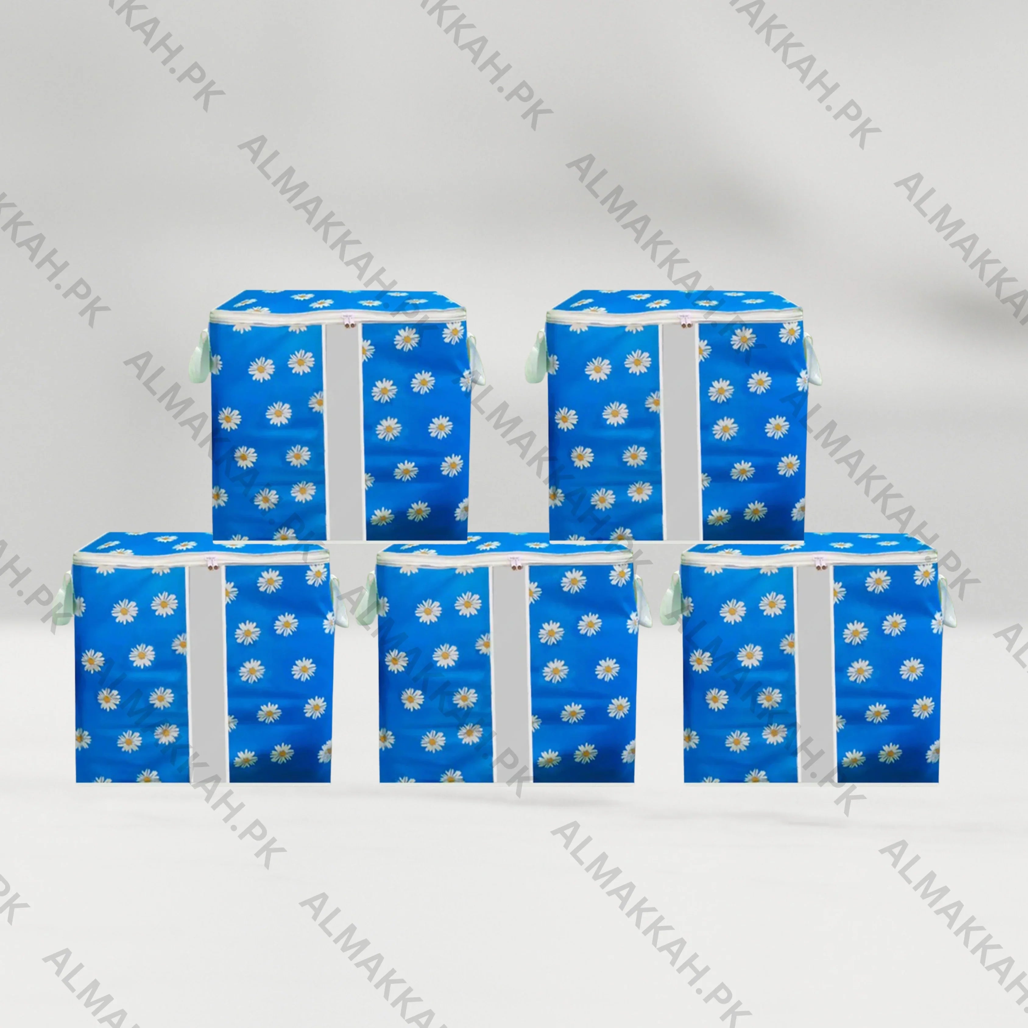 Multi-Purpose Printed Storage Bag - Blue