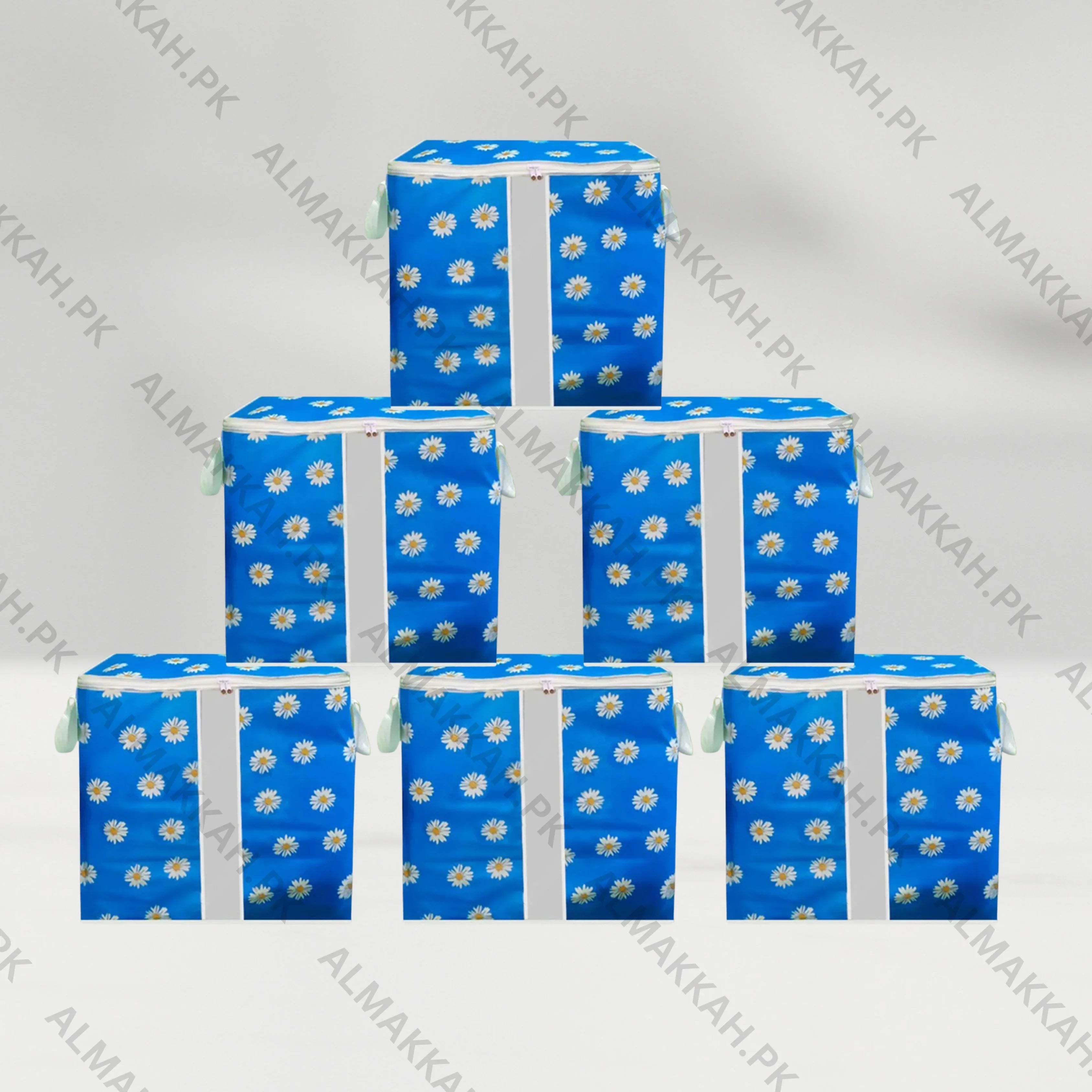 Multi-Purpose Printed Storage Bag - Blue