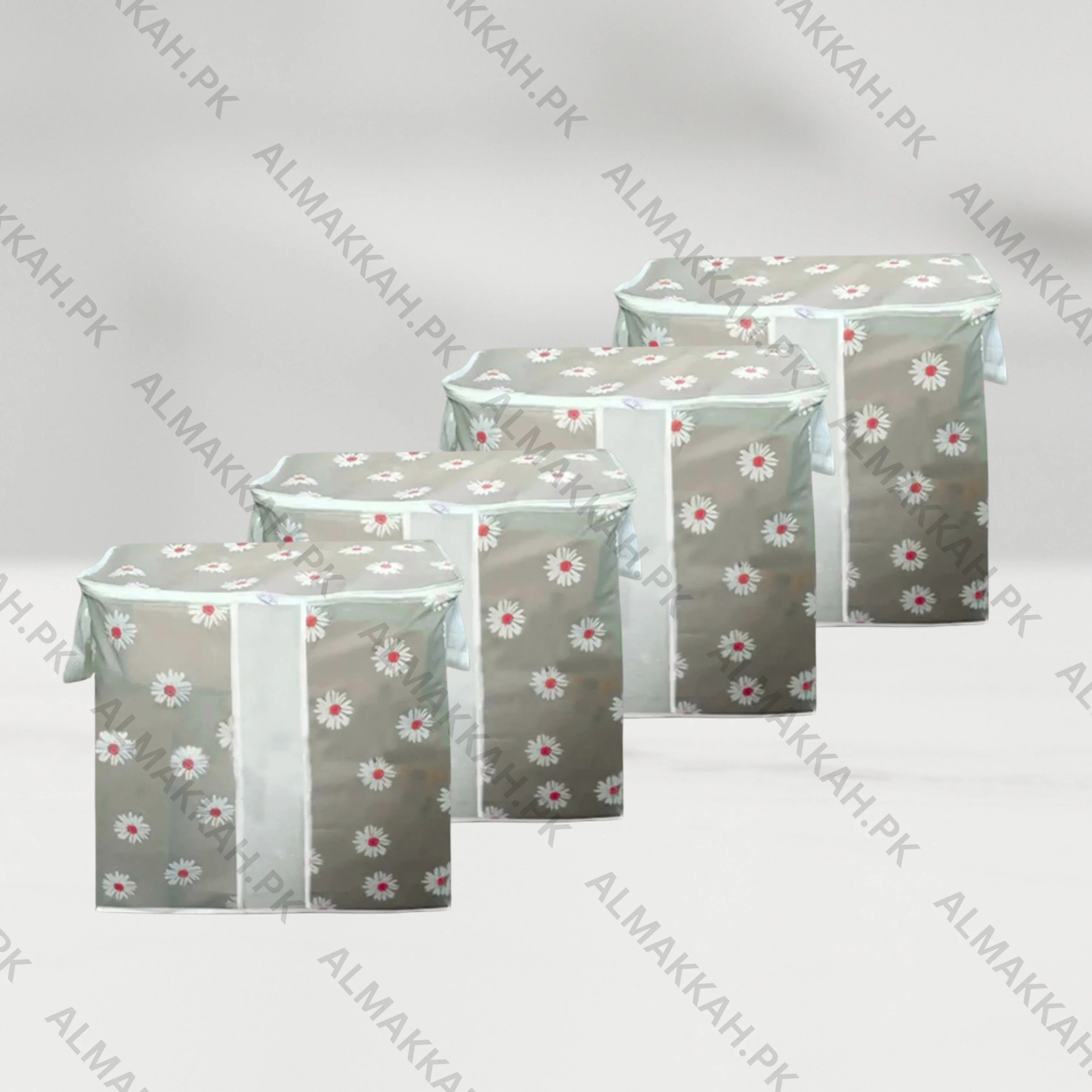 Multi-Purpose Printed Storage Bag - Grey