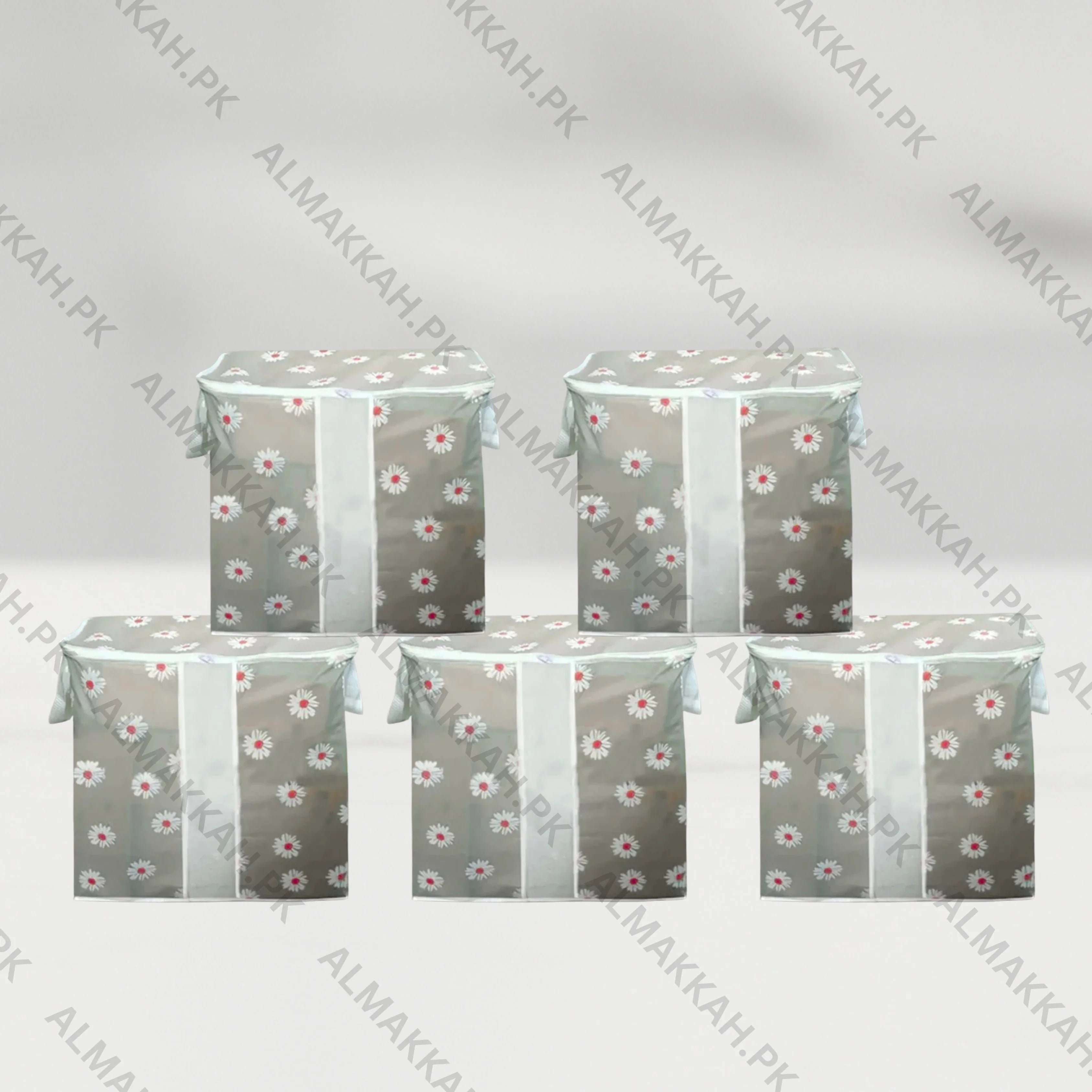 Multi-Purpose Printed Storage Bag - Grey