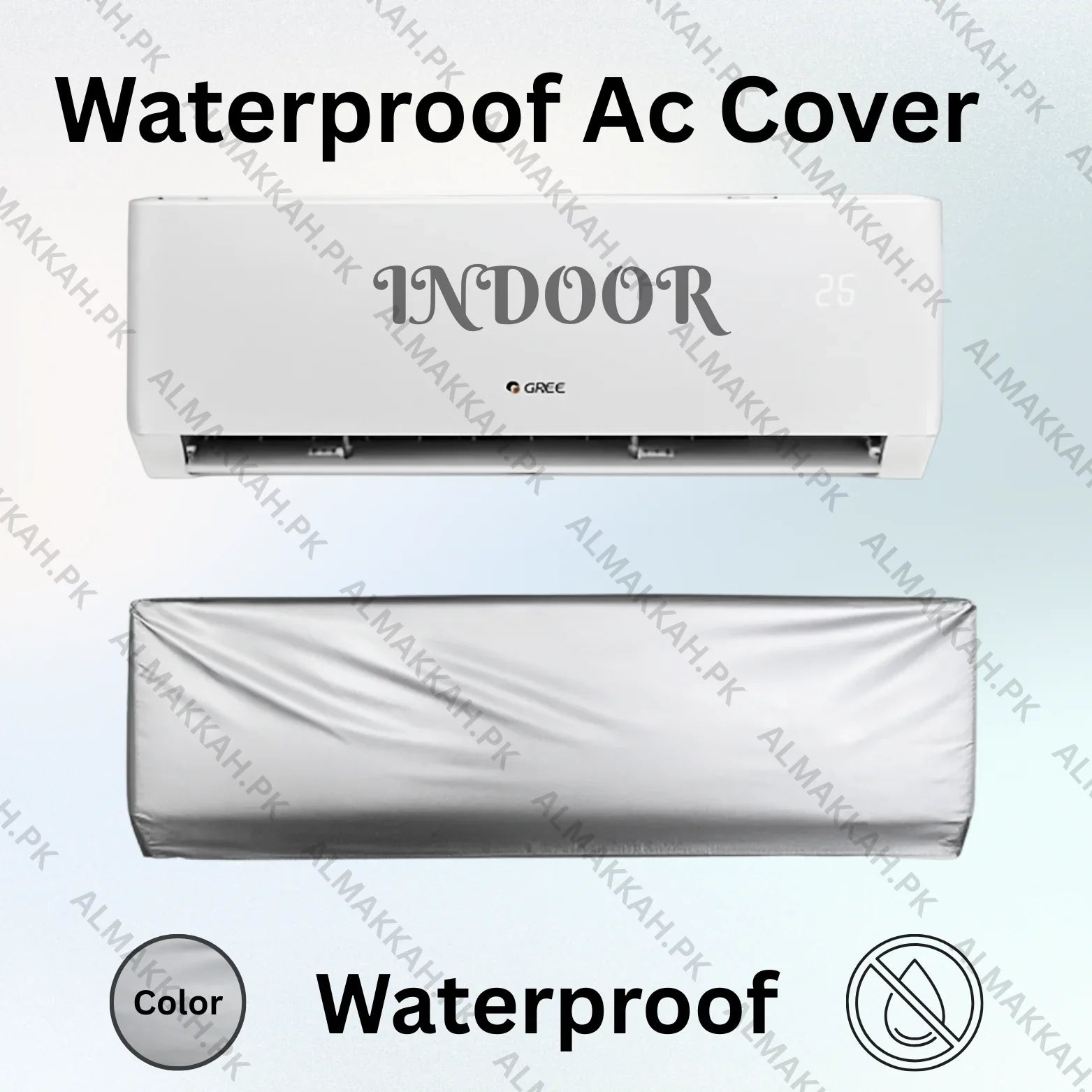 Parachute Fabric Dust & Waterproof AC Cover – Inner & Outer Unit