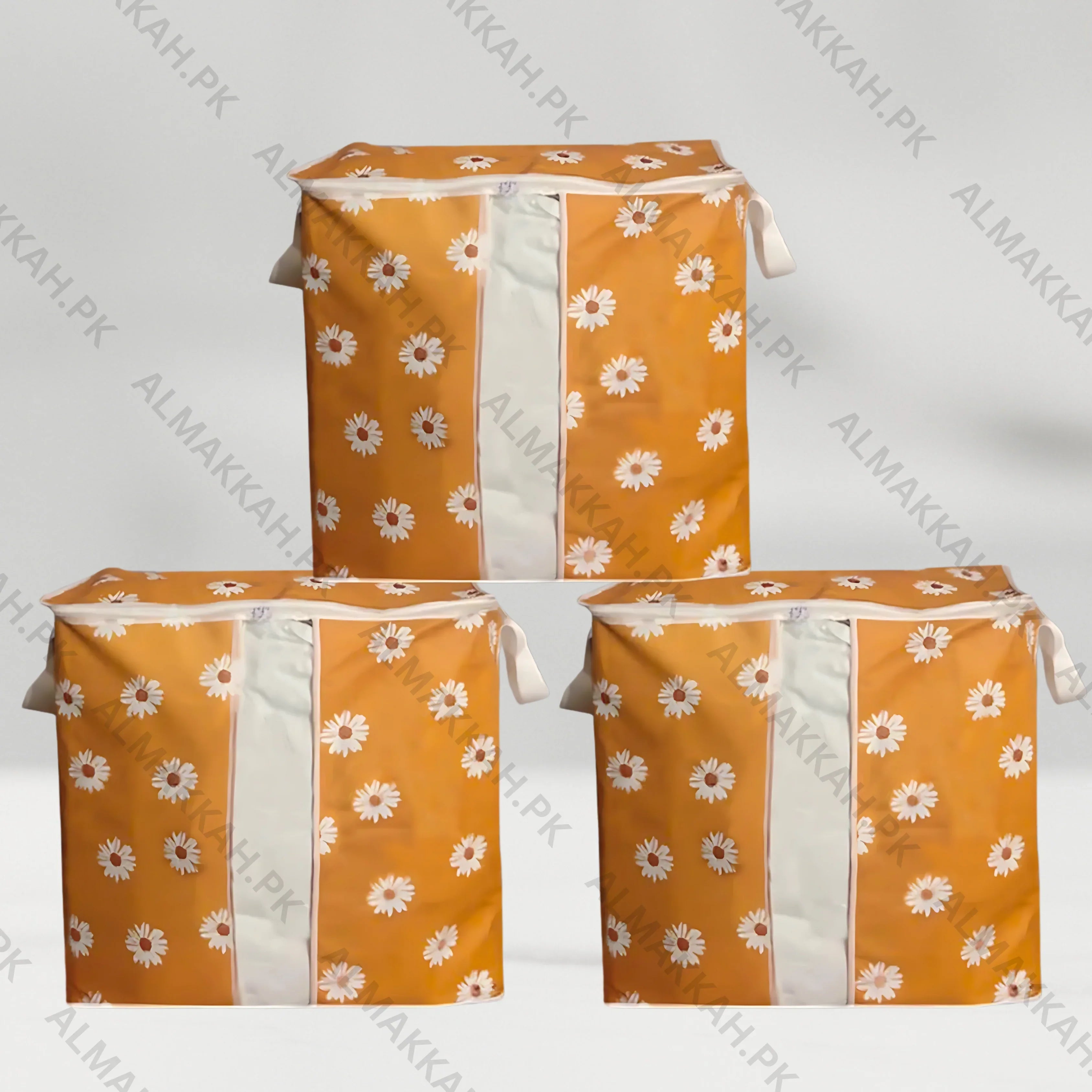 Multi-Purpose Printed Storage Bag - Orange