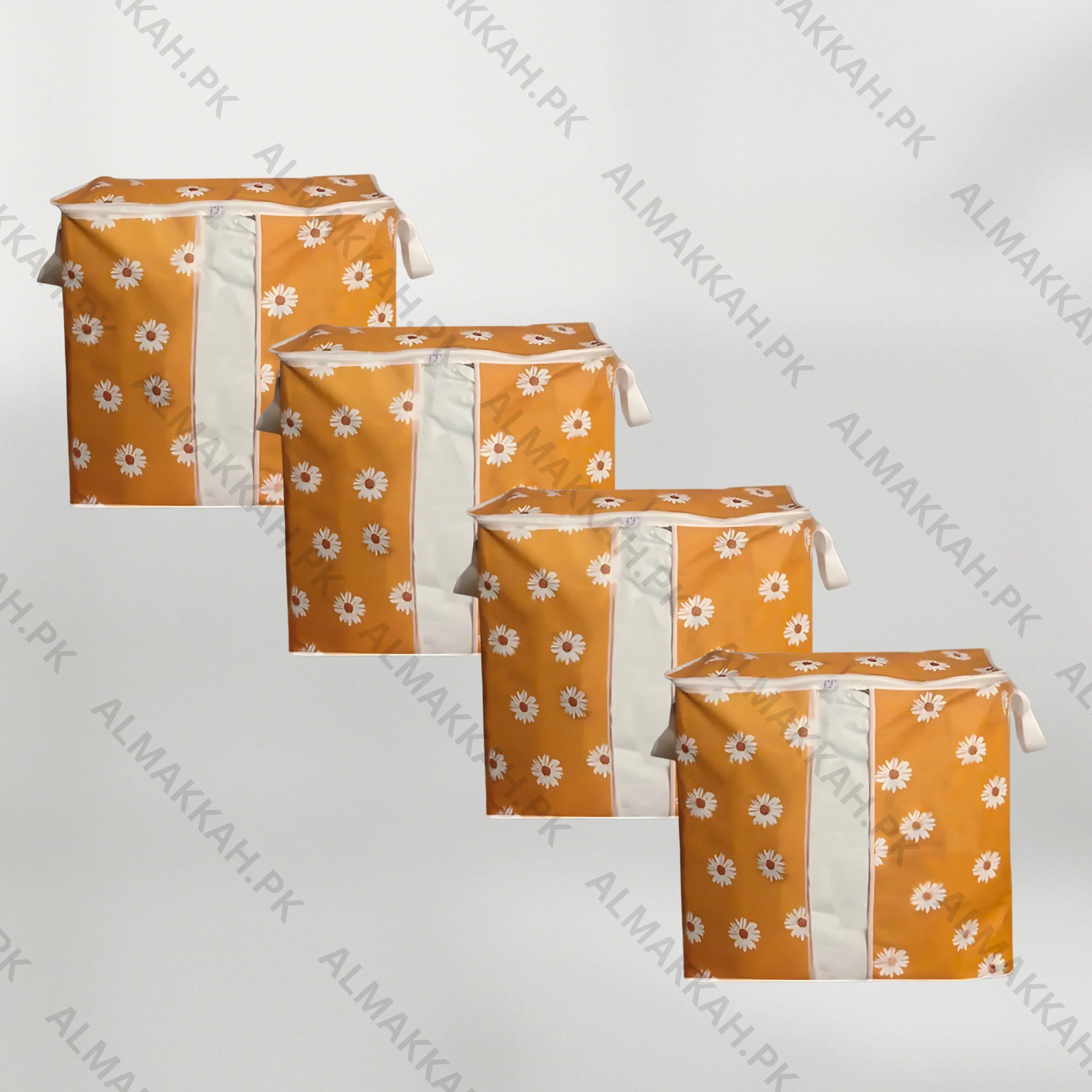 Multi-Purpose Printed Storage Bag - Orange