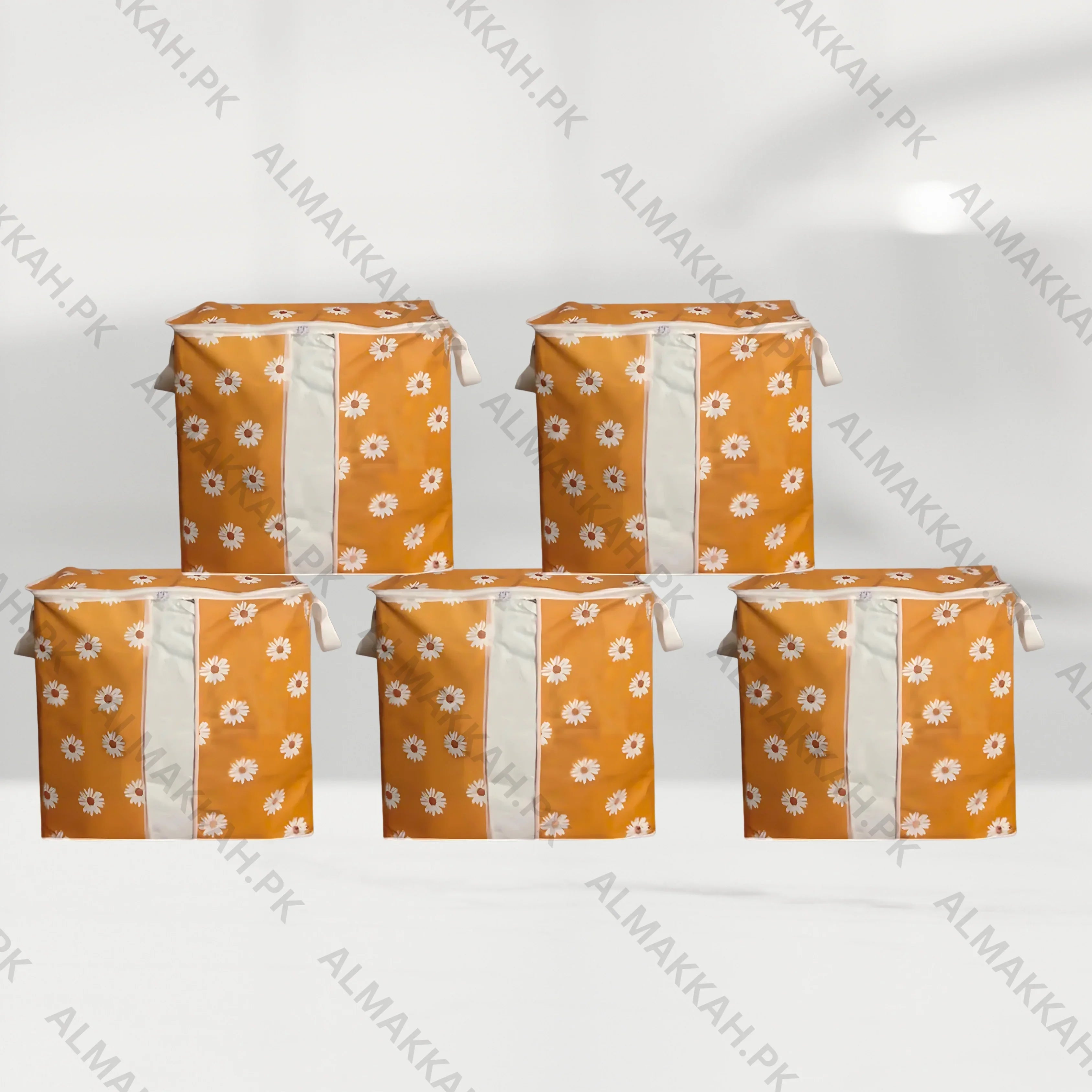 Multi-Purpose Printed Storage Bag - Orange