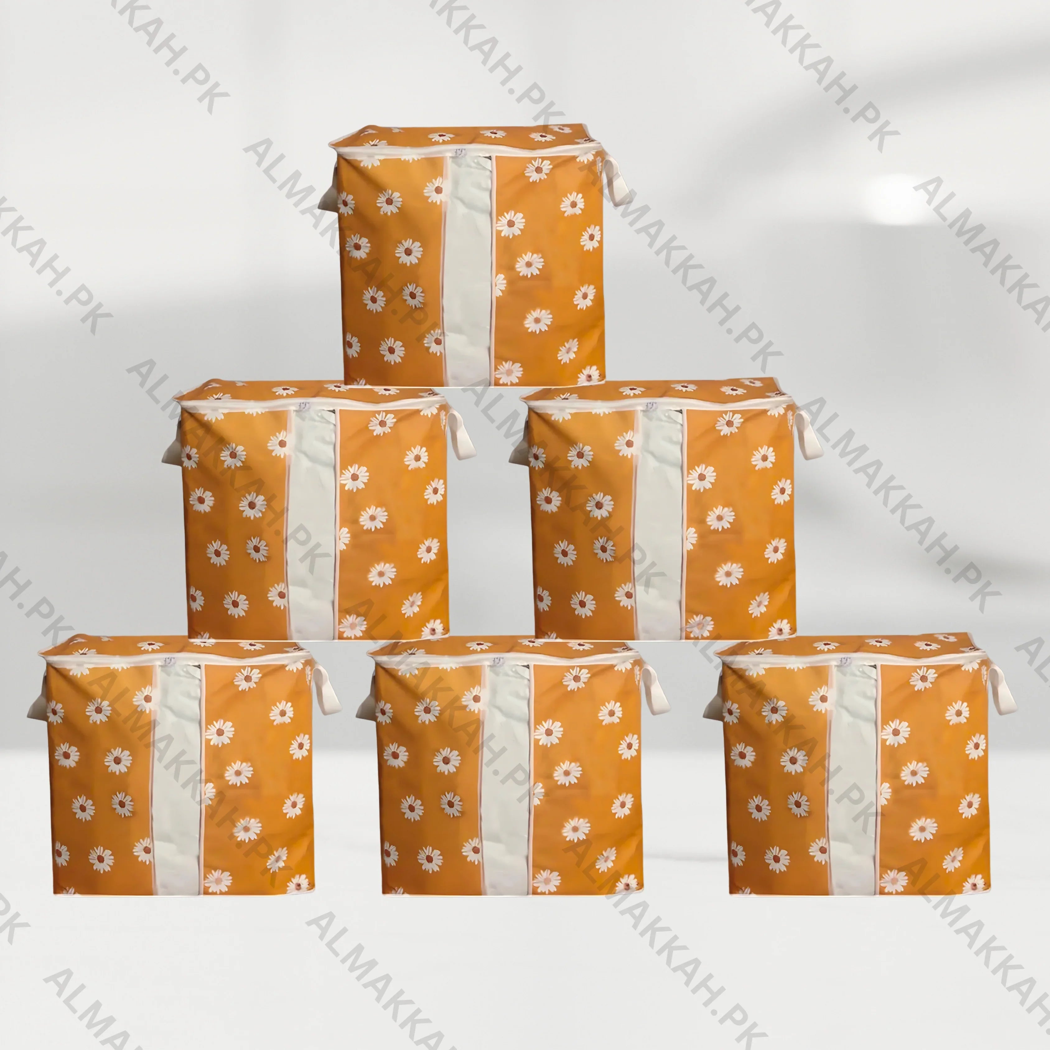 Multi-Purpose Printed Storage Bag - Orange