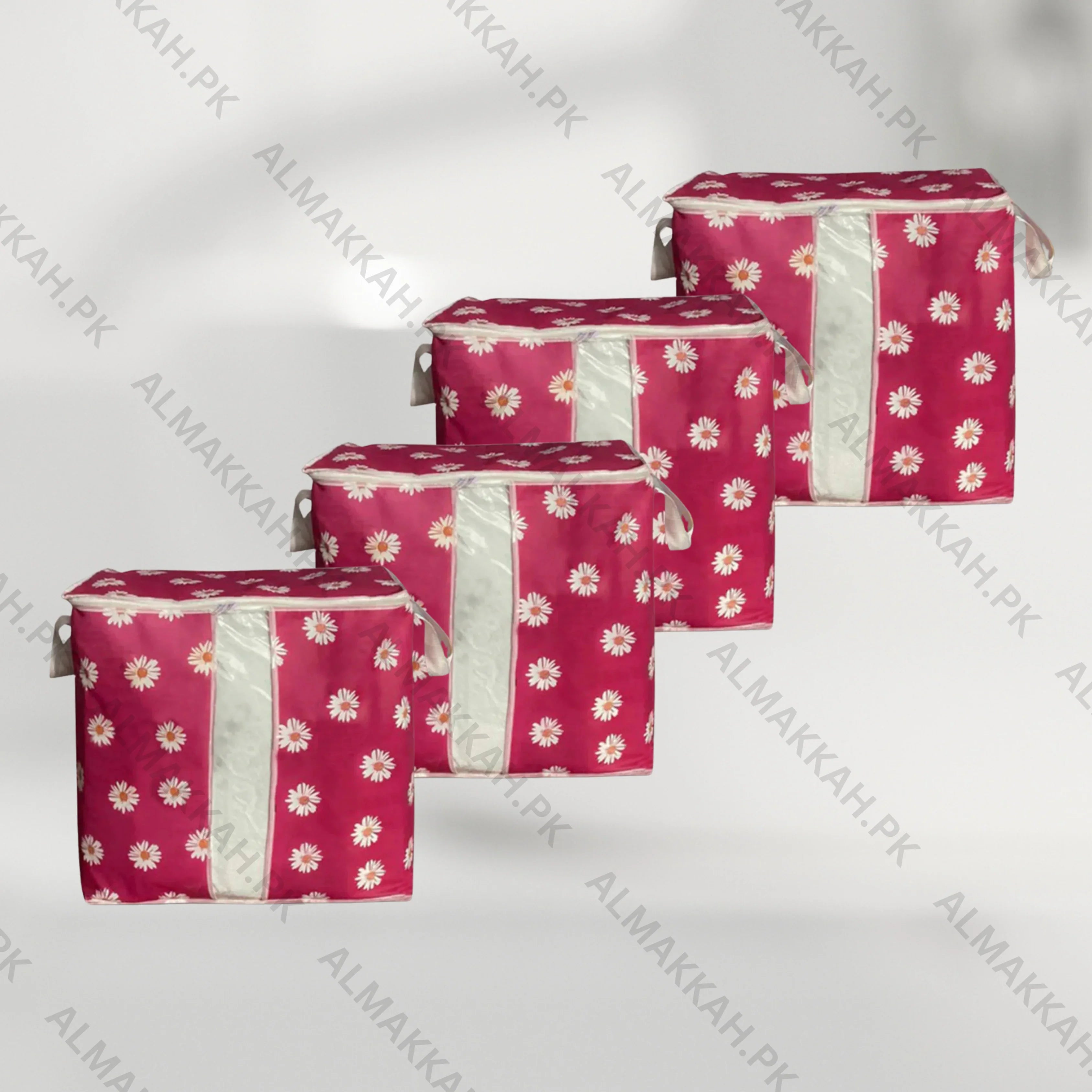 Multi-Purpose Printed Storage Bag - Pink