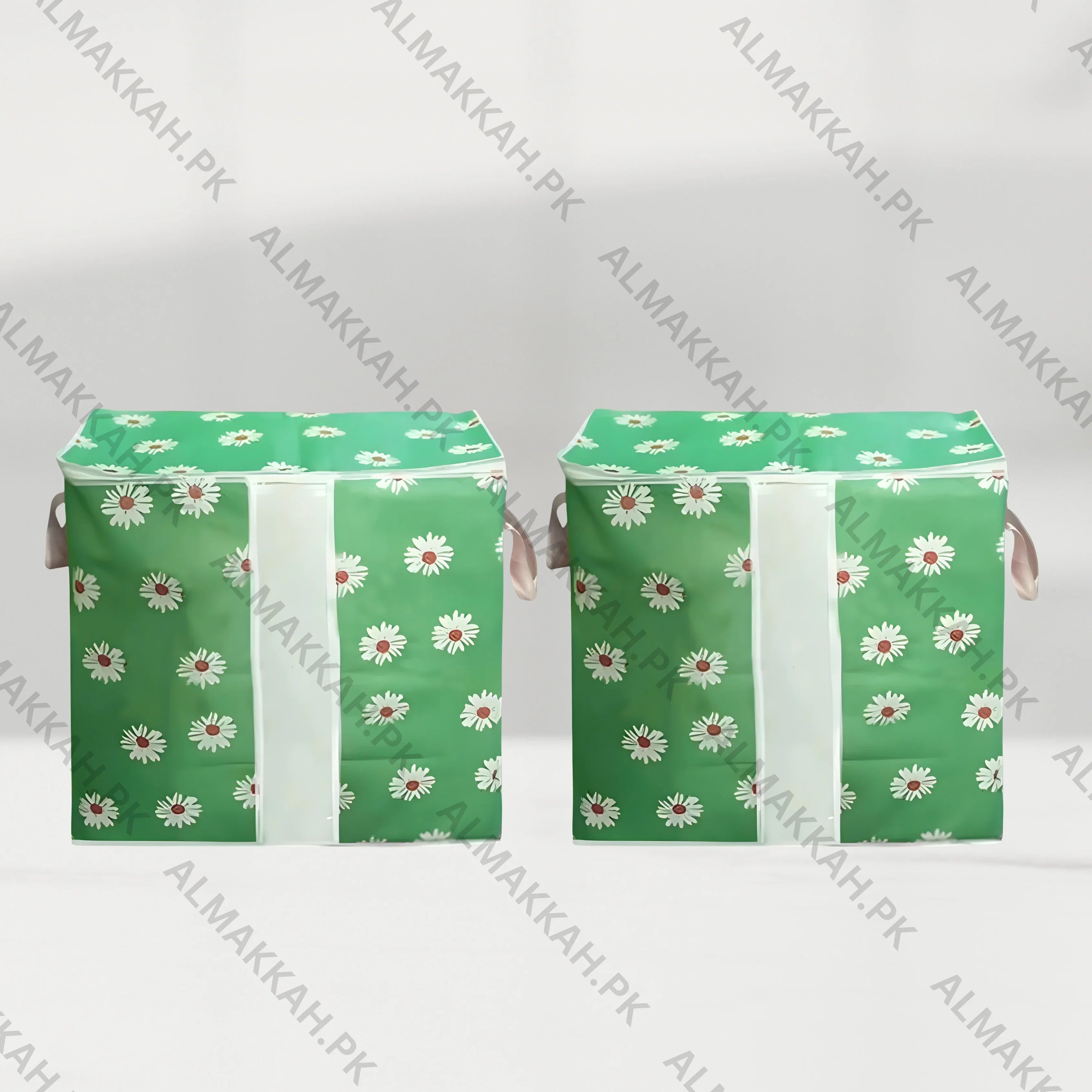 Multi-Purpose Printed Storage Bag - Sea Green