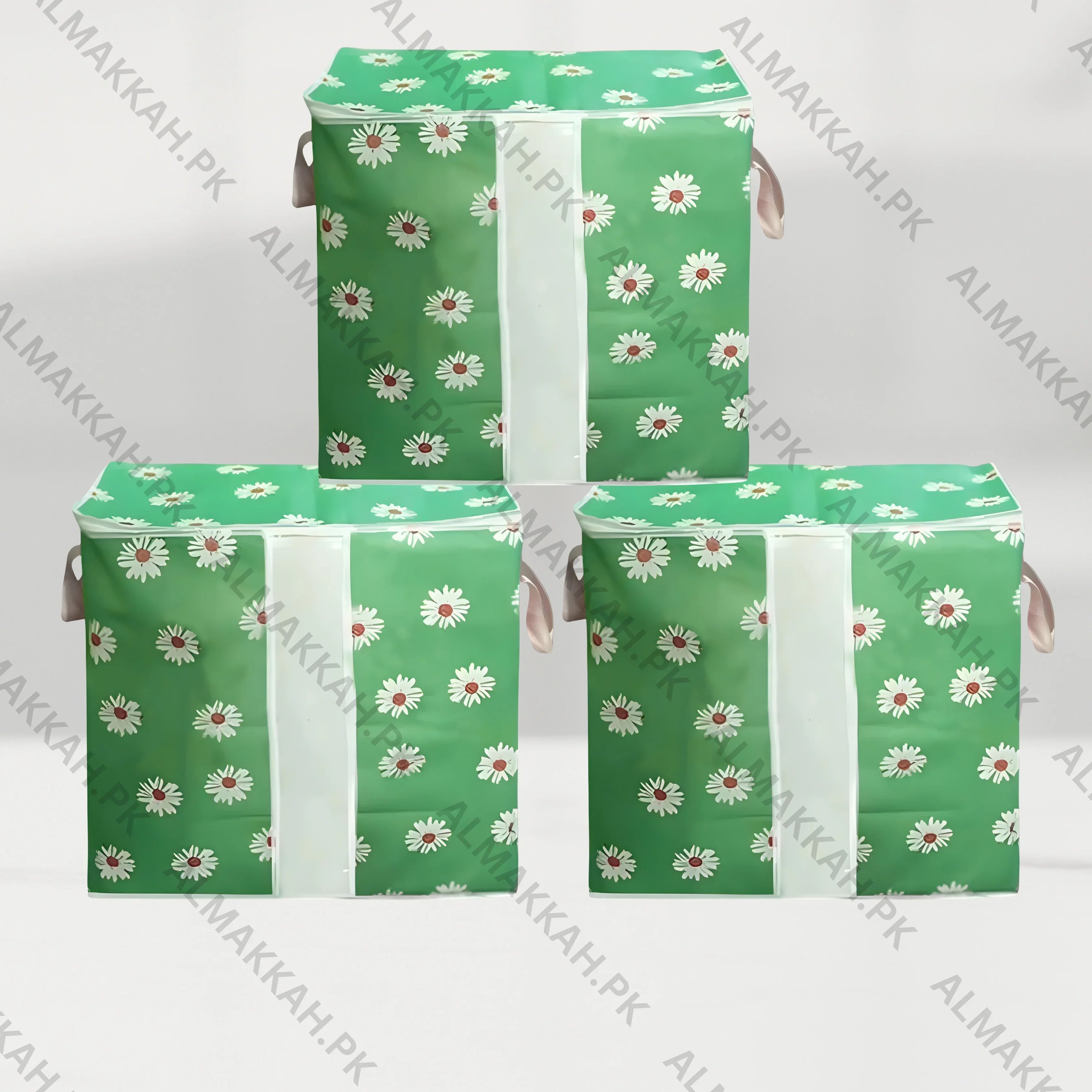 Multi-Purpose Printed Storage Bag - Sea Green