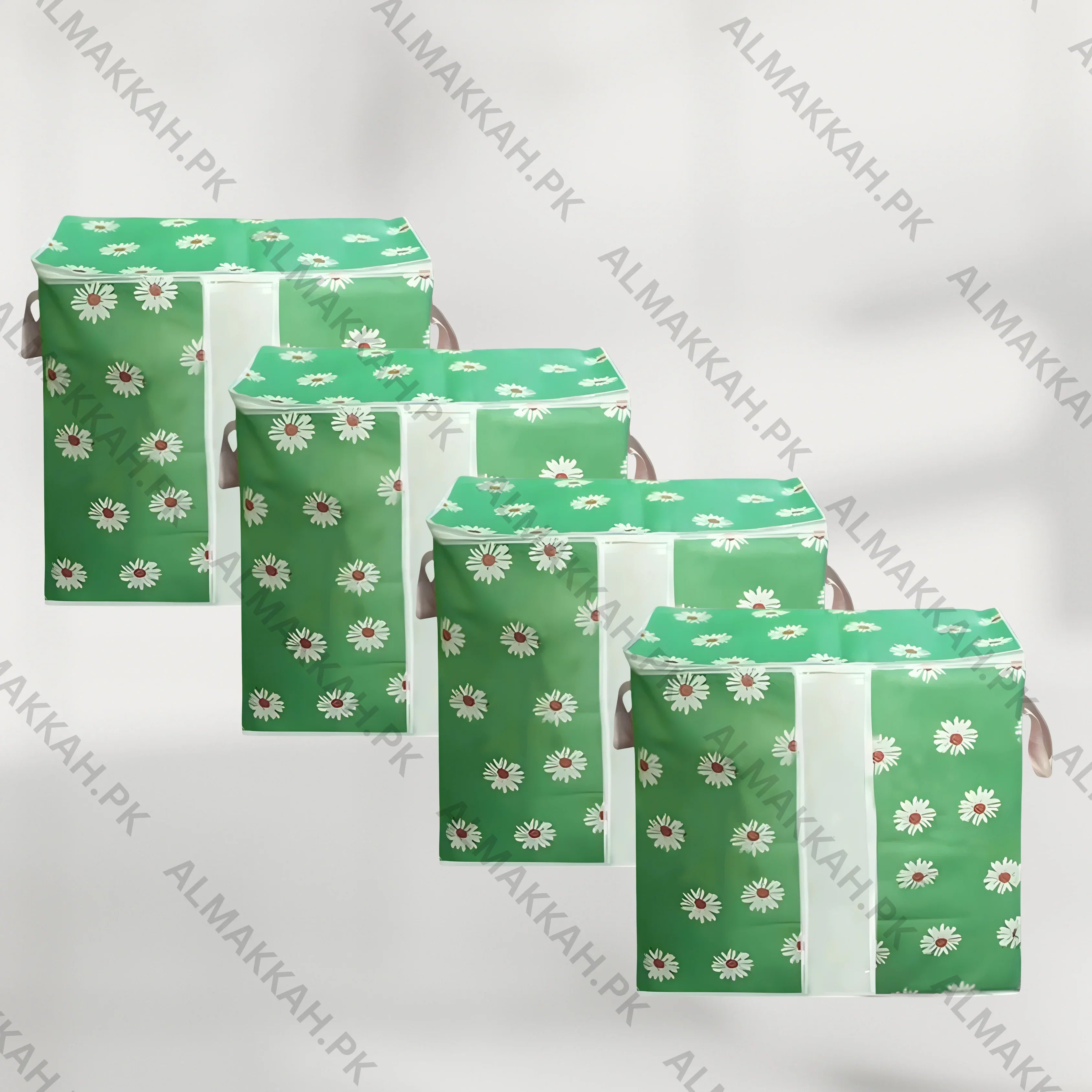 Multi-Purpose Printed Storage Bag - Sea Green