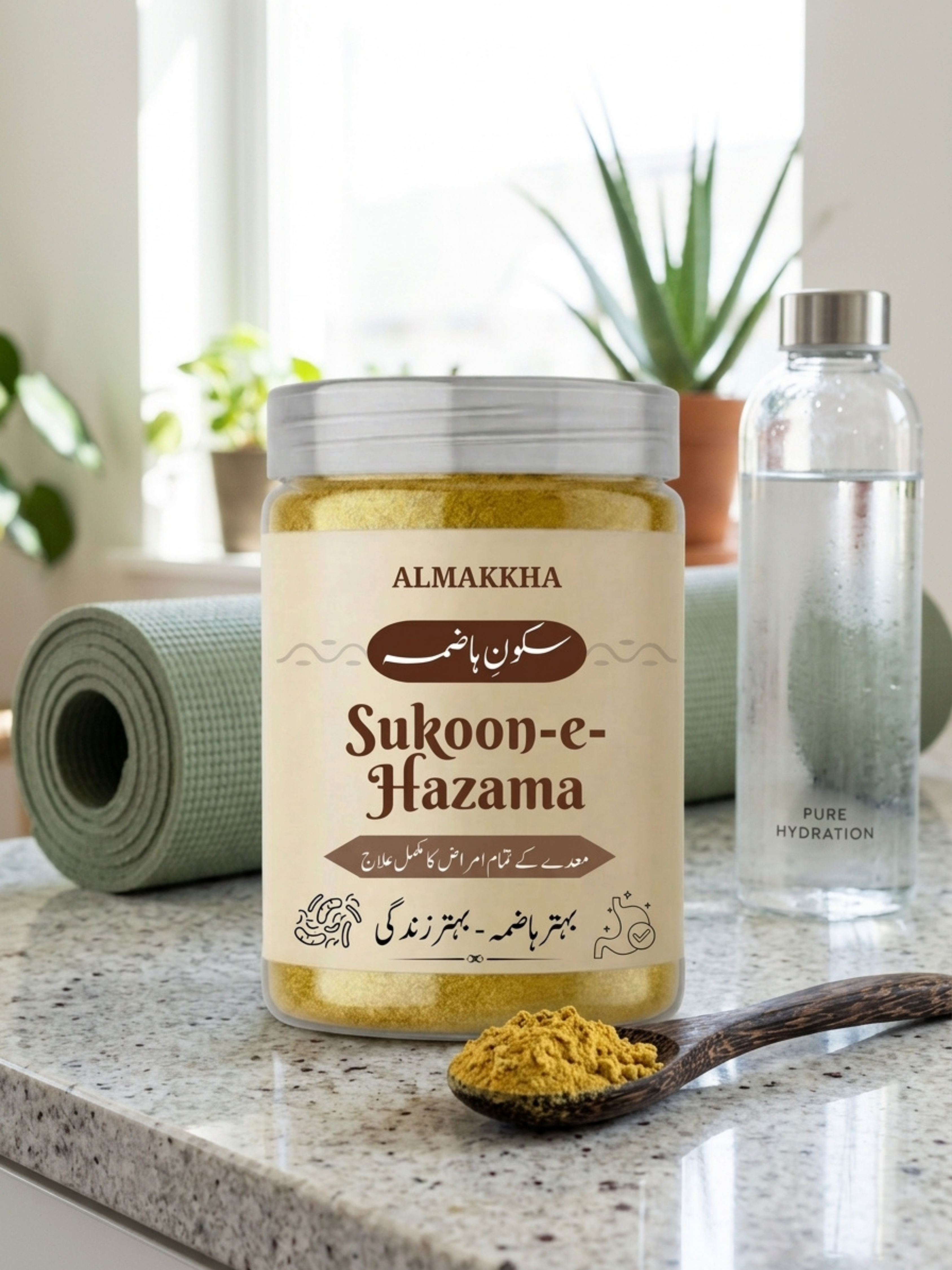 Sukoon-e-Hazama | Herbal Digestive Powder | Gas, Acidity, Bloating & Bad Hazma Relief