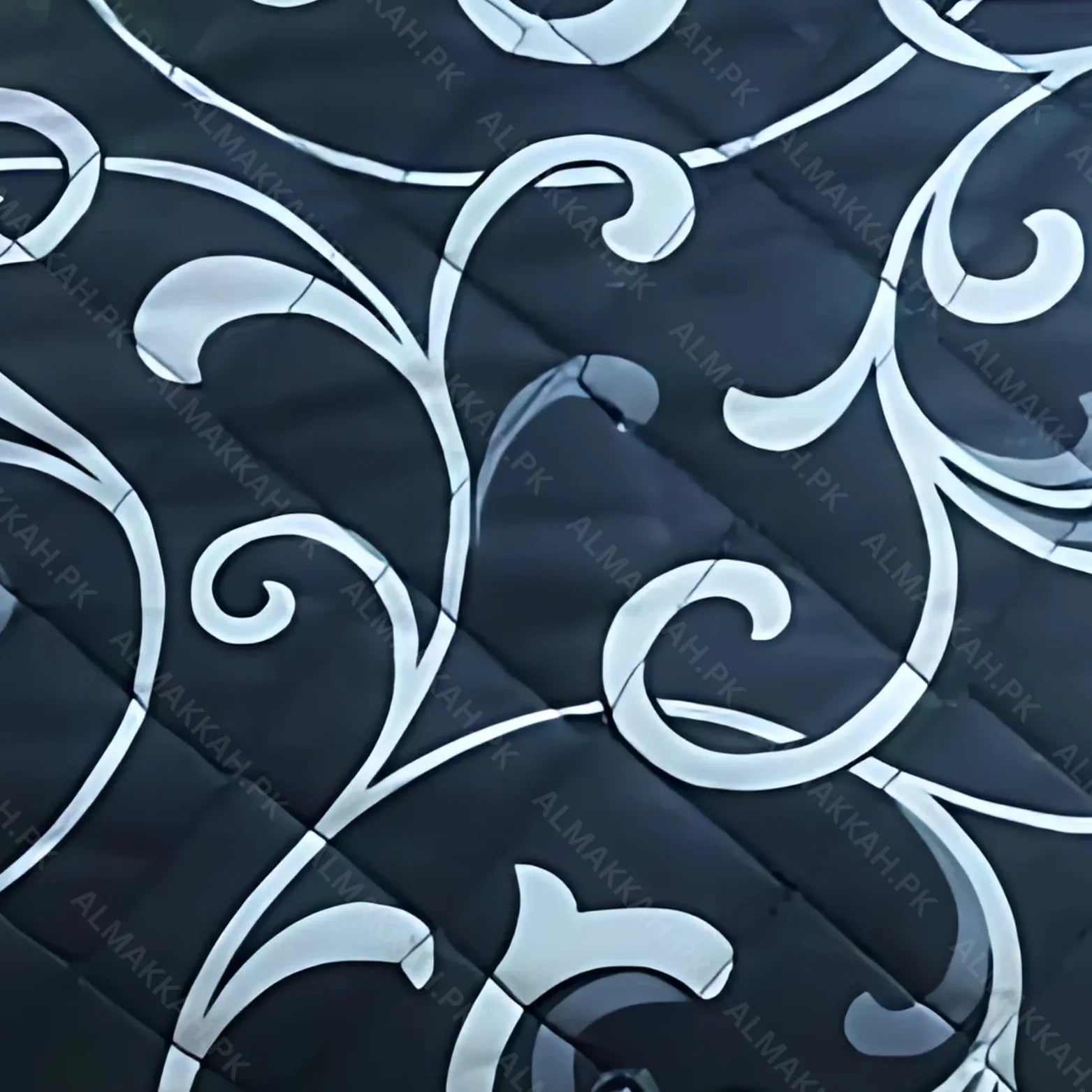 Printed Quilted AC Cover – Black