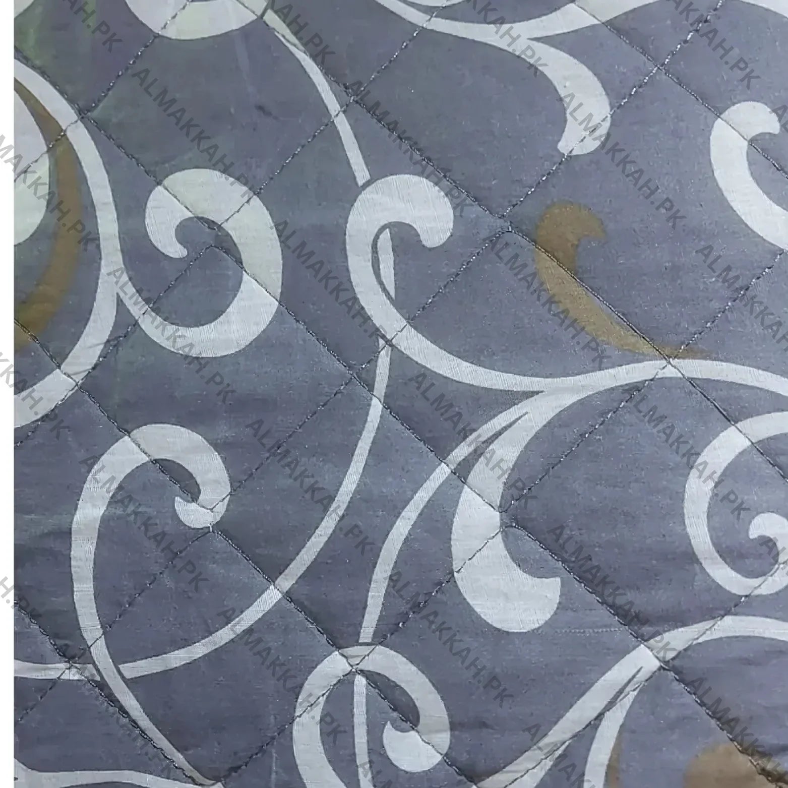 Printed Quilted AC Cover – Grey