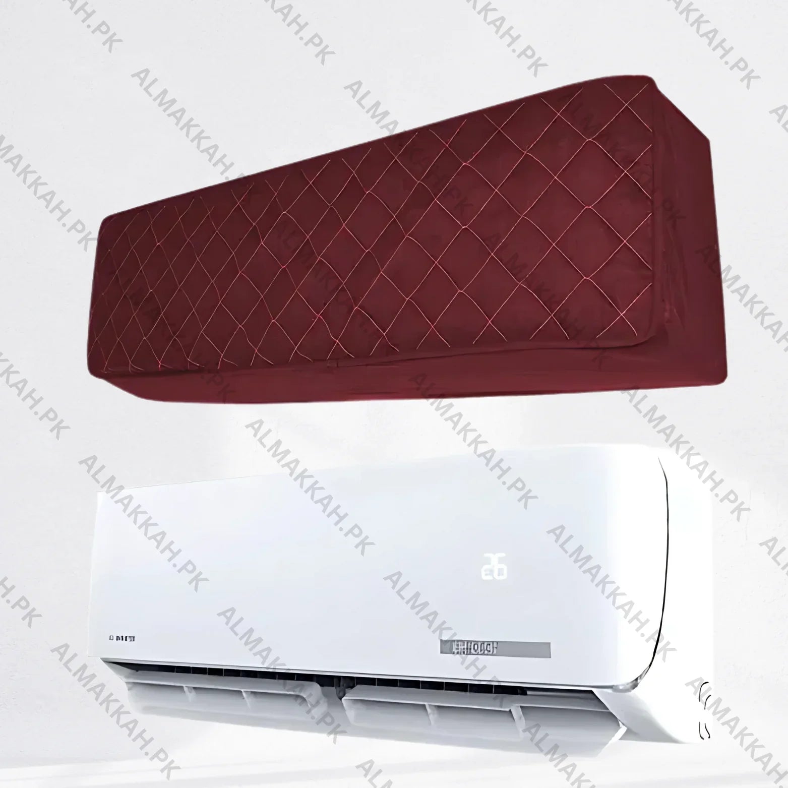 Quilted AC Cover – Maroon