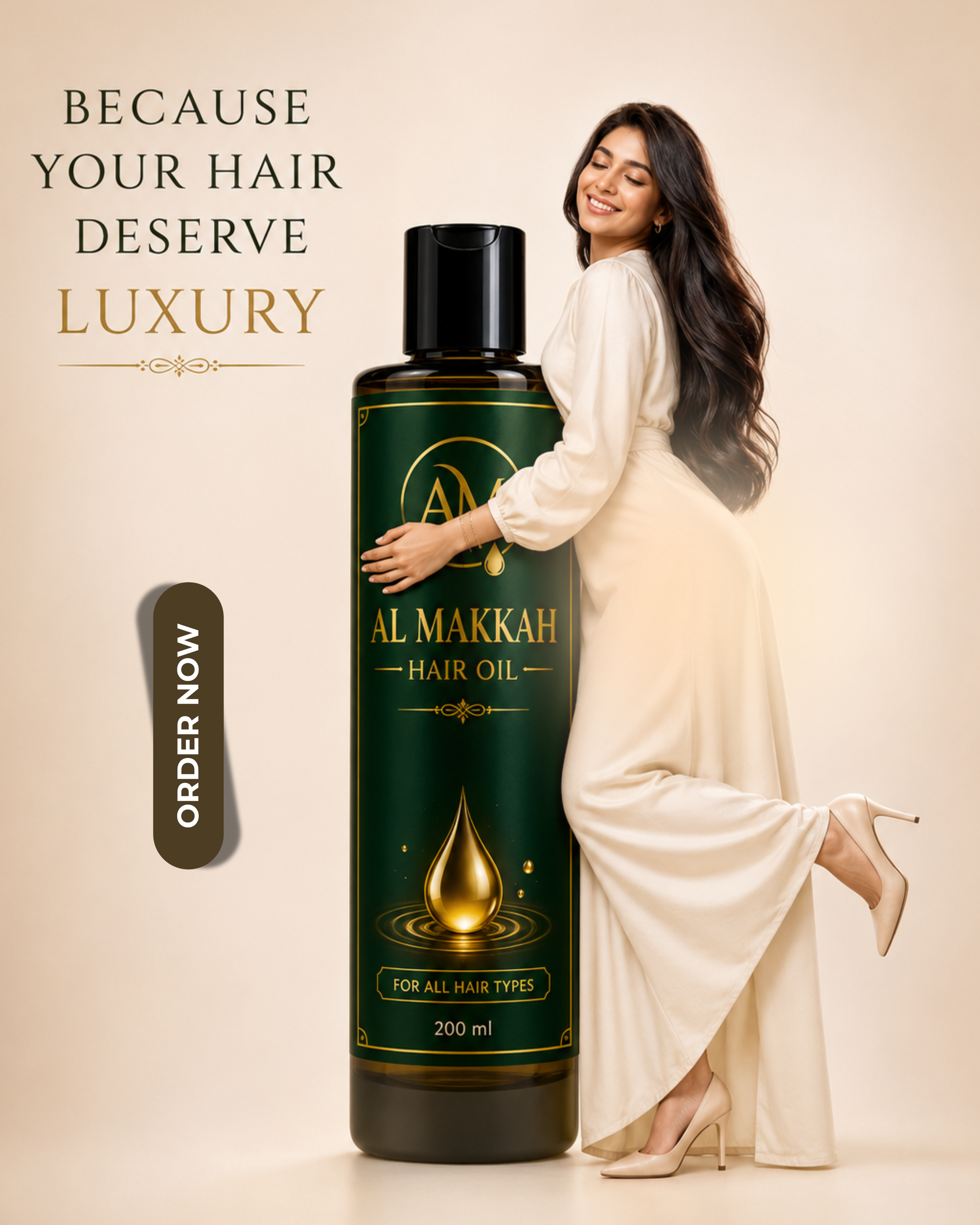 Al Makkah Hair Oil – Nourishing Hair Care Oil for Men & Women | 200ml