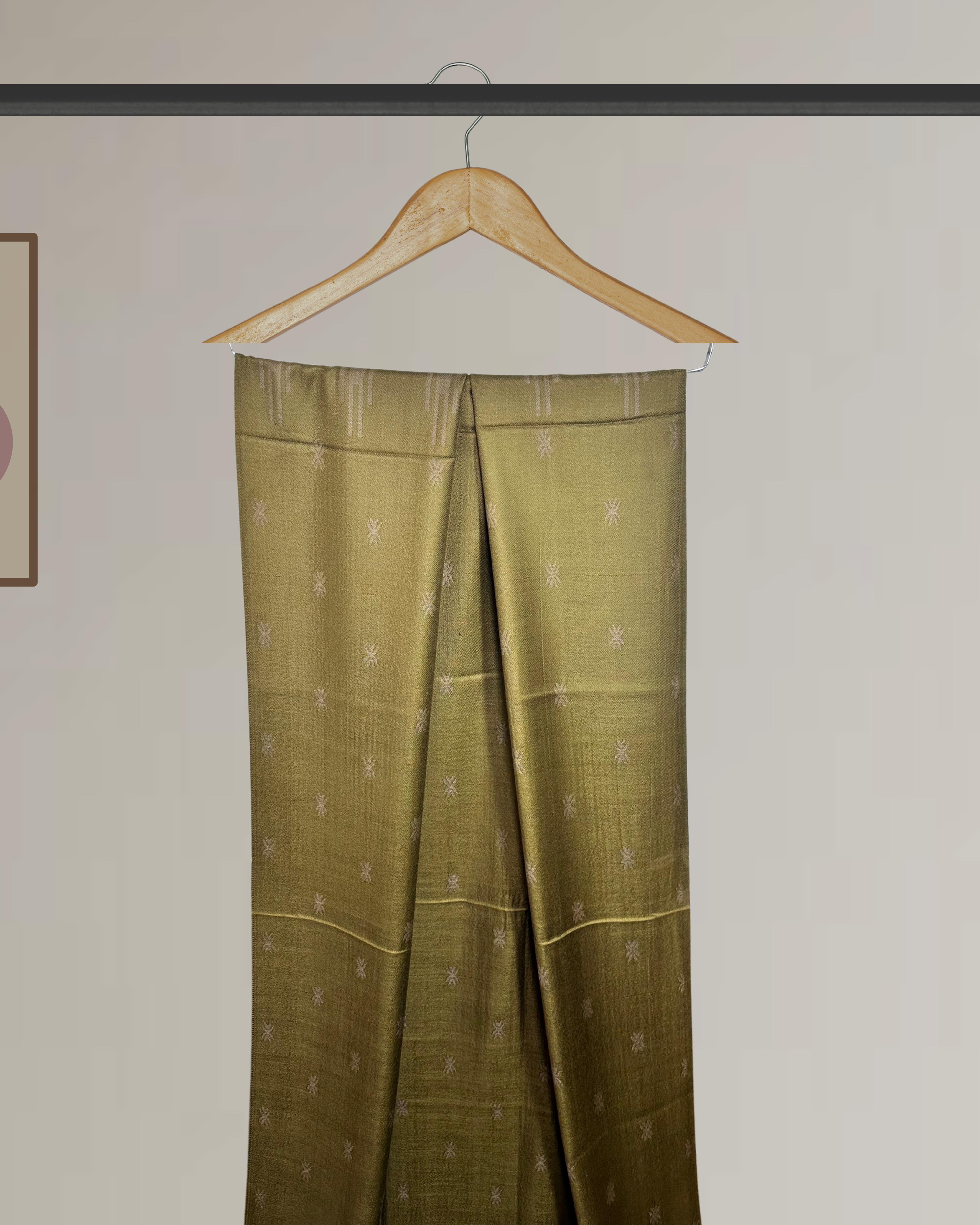 Winter Printed Shawl with border design - Ws126